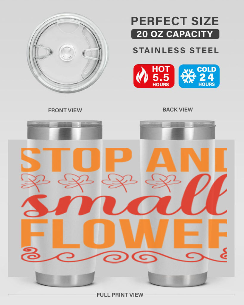 Stop and small flower 522#- spring- Tumbler