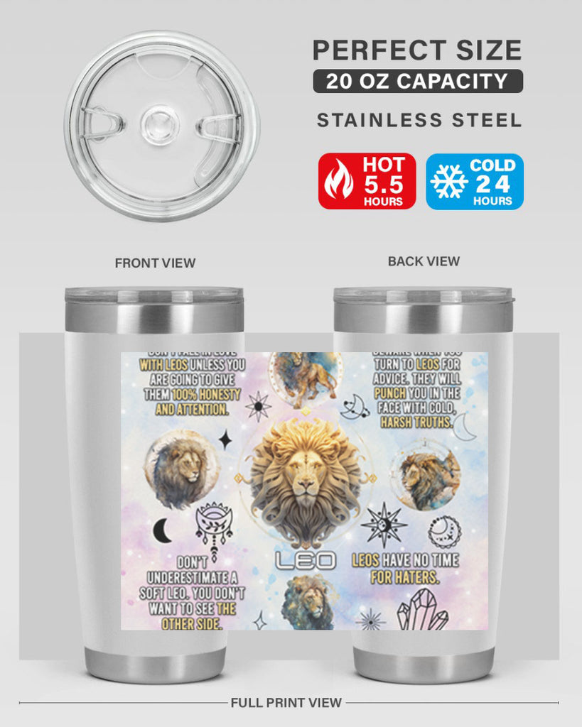 StraightLeo 473#- zodiac- Tumbler