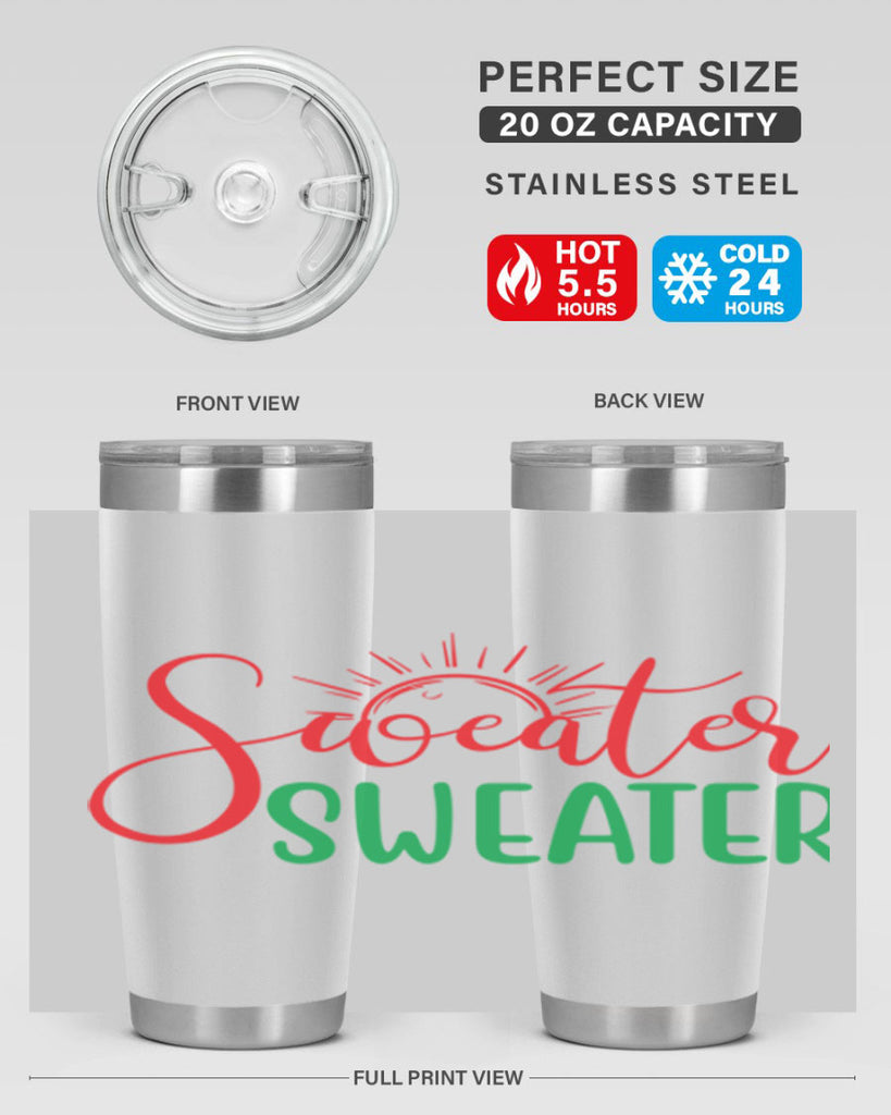Sweater Weather 583#- fall- Tumbler
