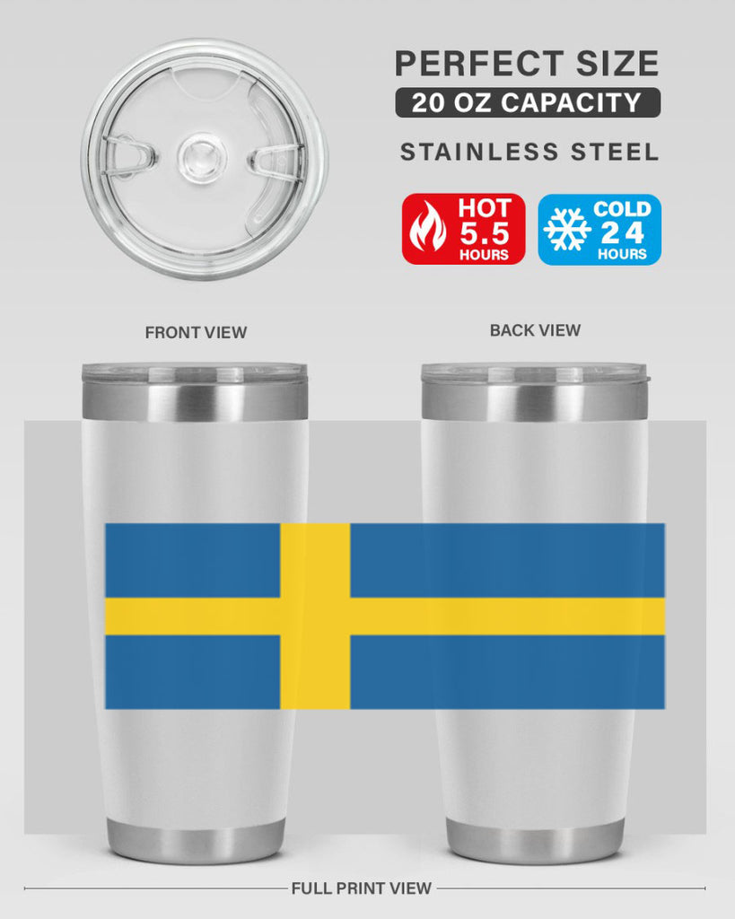 Sweden 29#- world flags- Tumbler