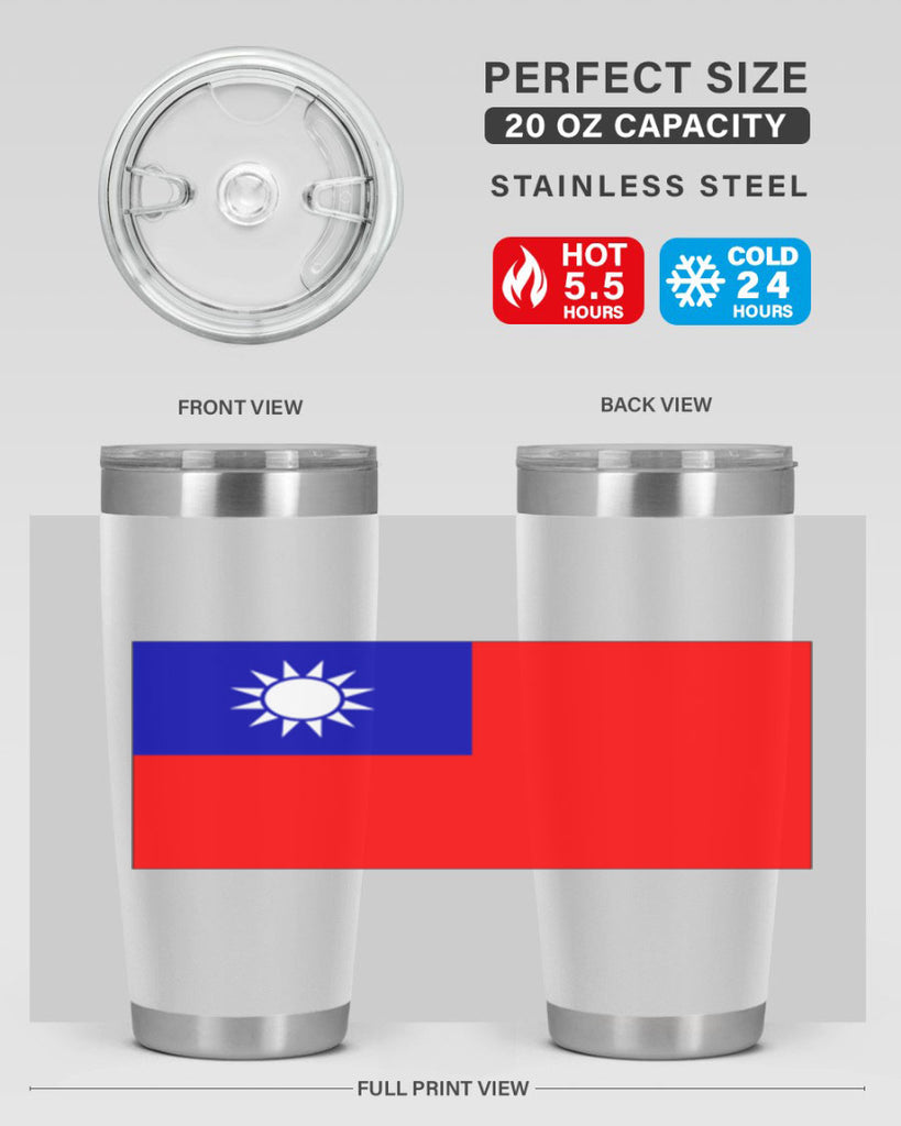 Taiwan 26#- world flags- Tumbler