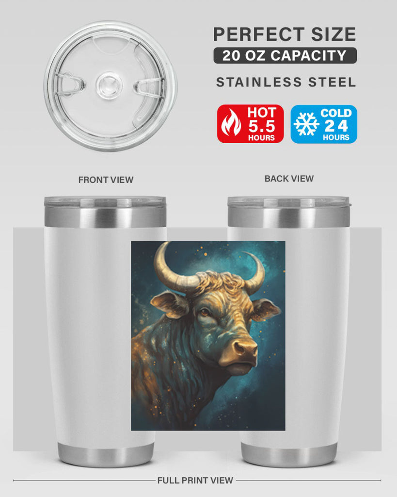 Taurus 55#- zodiac- Tumbler