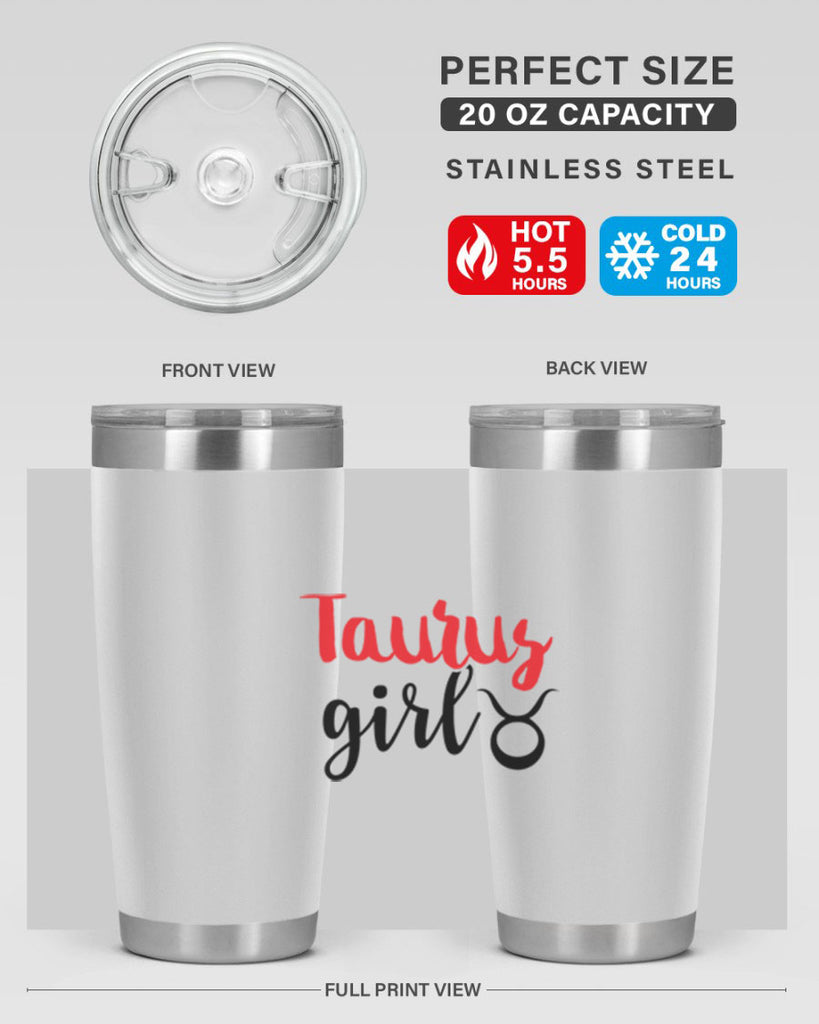 Taurus girl 489#- zodiac- Tumbler