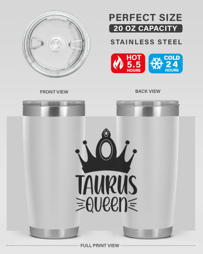 Taurus queen 503#- zodiac- Tumbler