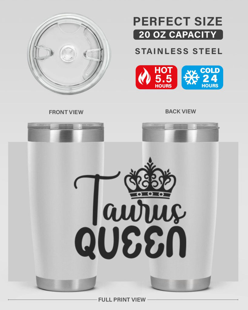 Taurus queen 504#- zodiac- Tumbler