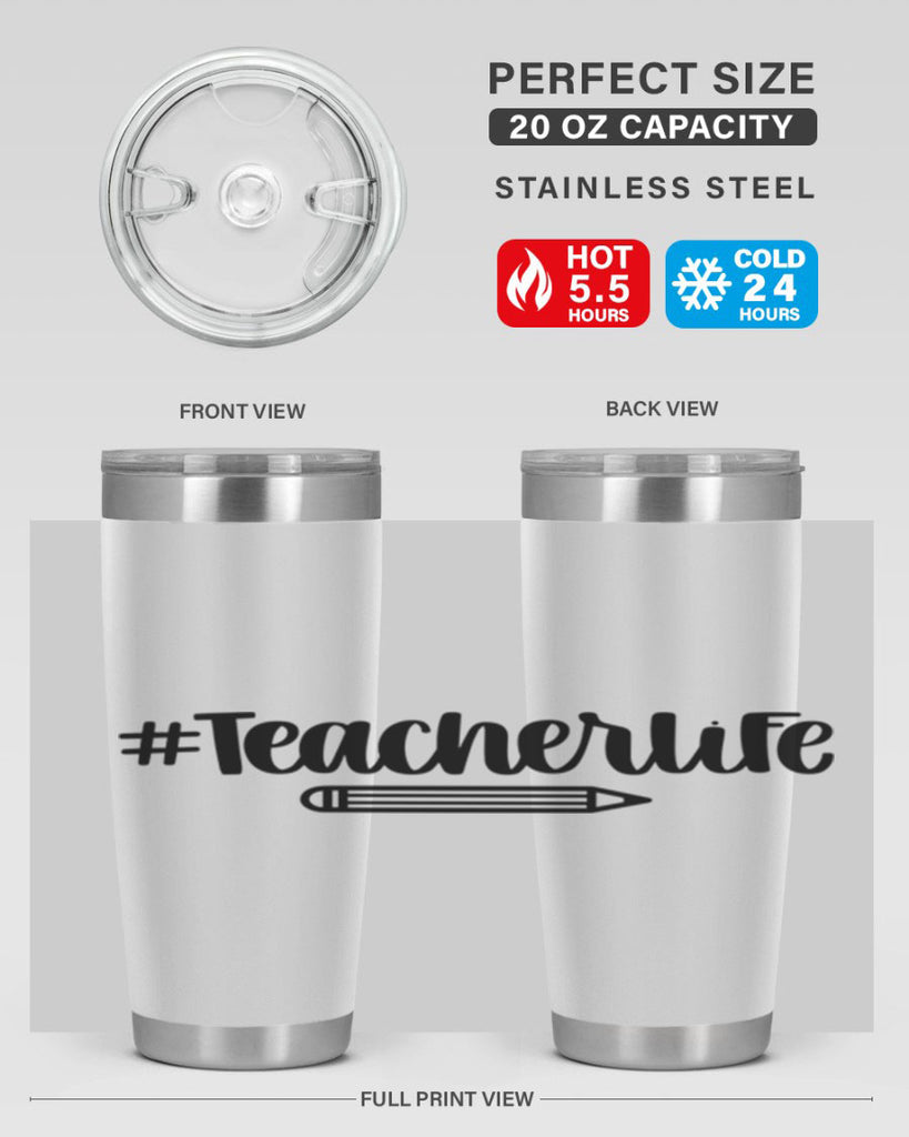 Teacher Life Style 50#- teacher- tumbler