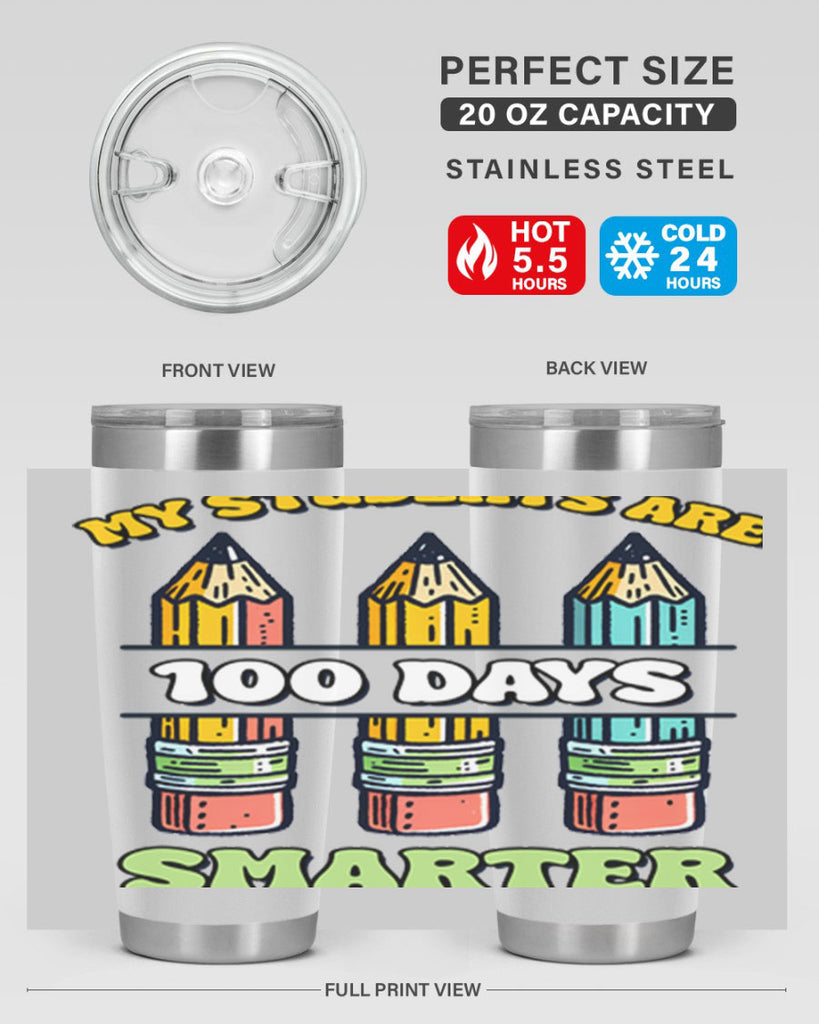 Teacher My Students Are 100 57#- 100 days of school- Tumbler