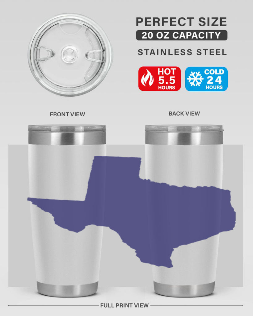 Texas 8#- stateflags- Tumbler