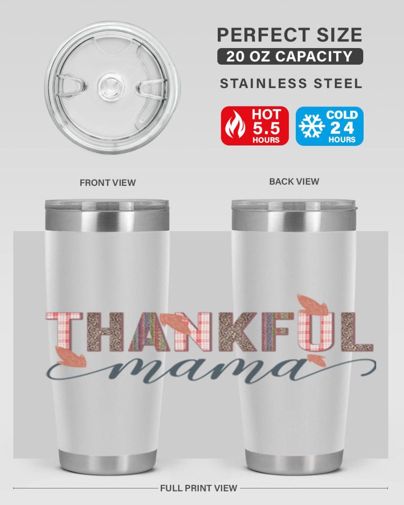 Thankful mama 606#- fall- Tumbler