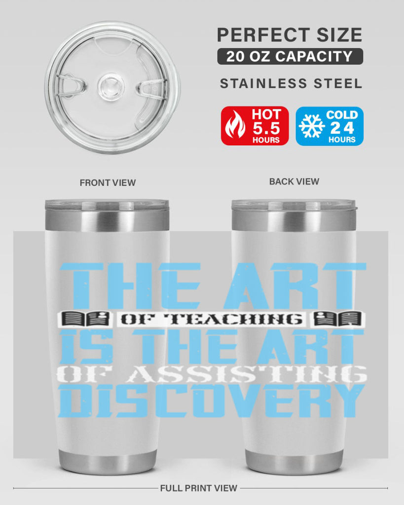 The art of teaching is the art of assisting discovery Style 15#- coaching- tumbler