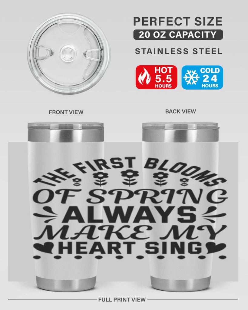 The first blooms of spring 549#- spring- Tumbler