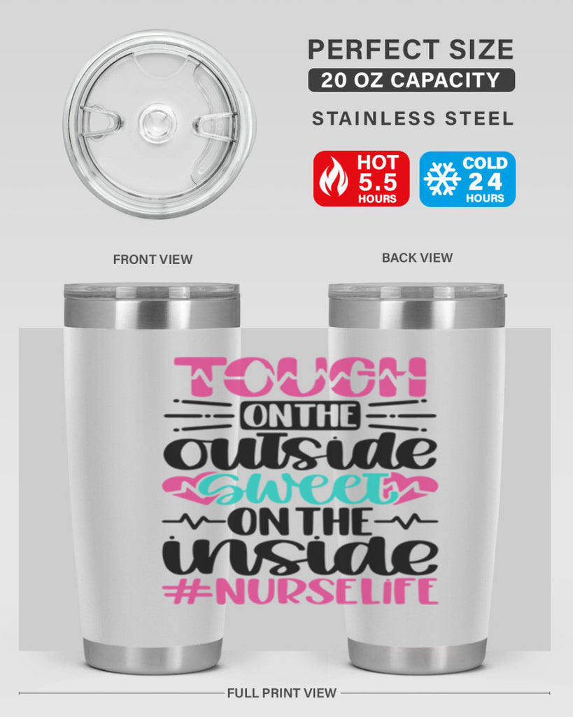 Tough On The Outside Style Style 15#- nurse- tumbler