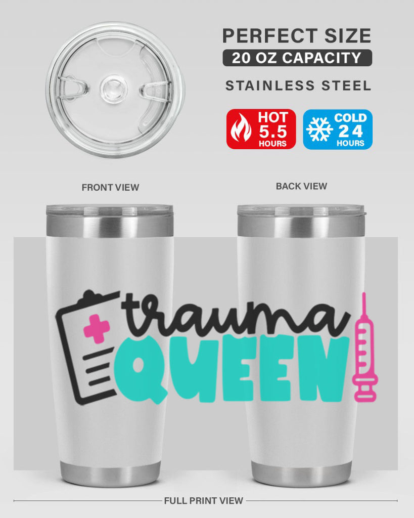 Trauma Queen Style Style 11#- nurse- tumbler