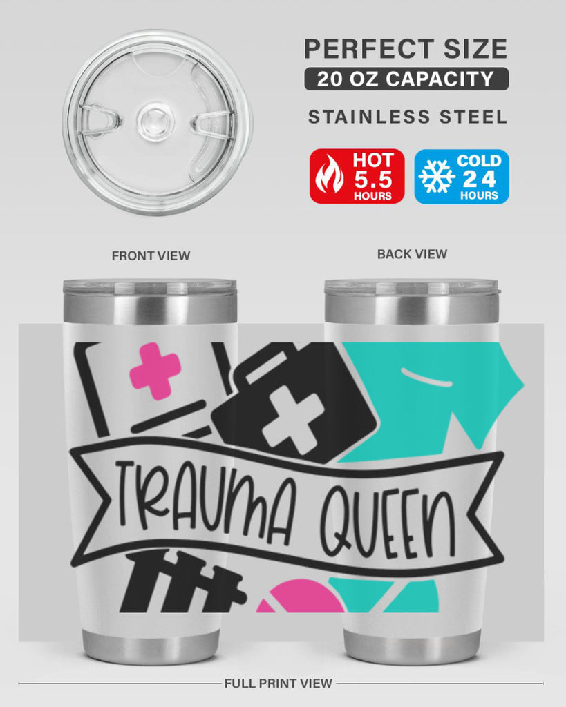 Trauma Queen Style Style 13#- nurse- tumbler
