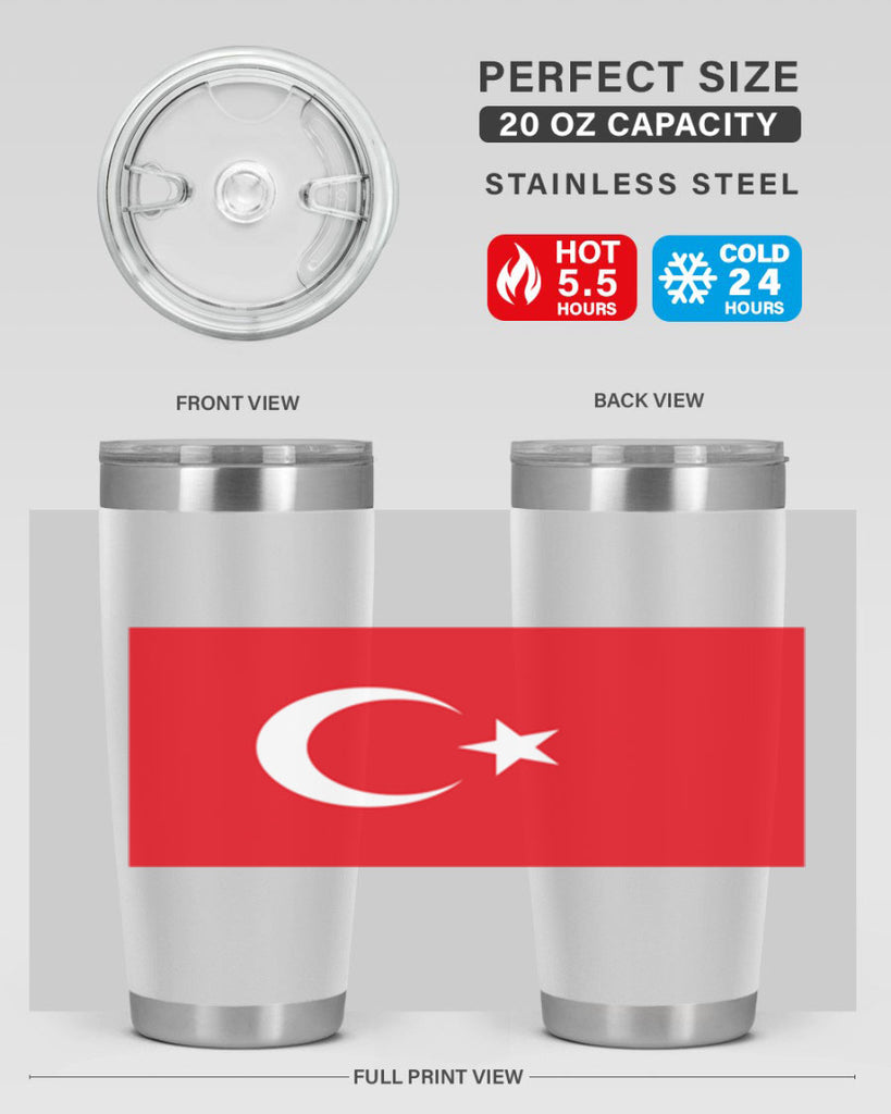 Turkey 17#- world flags- Tumbler