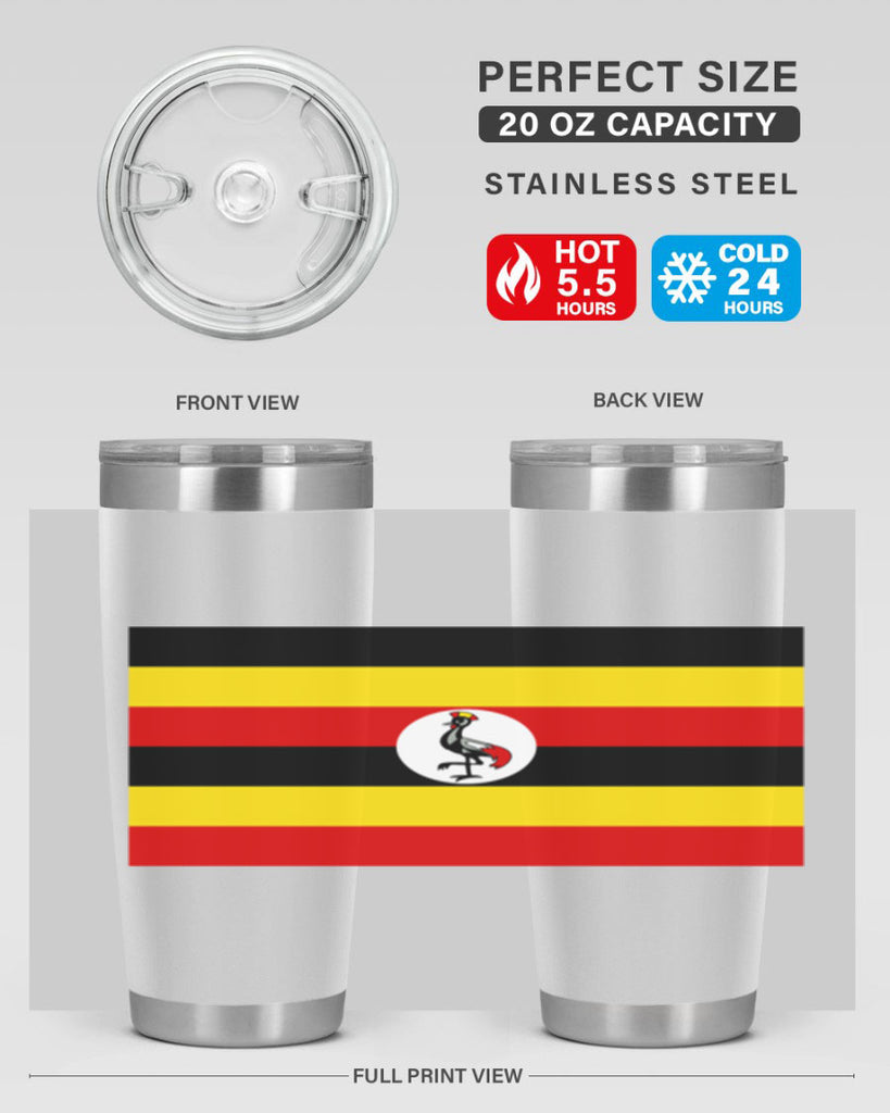 Uganda 14#- world flags- Tumbler