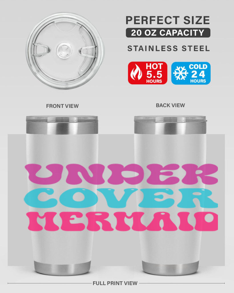 Under Cover Mermaid 635#- mermaid- Tumbler