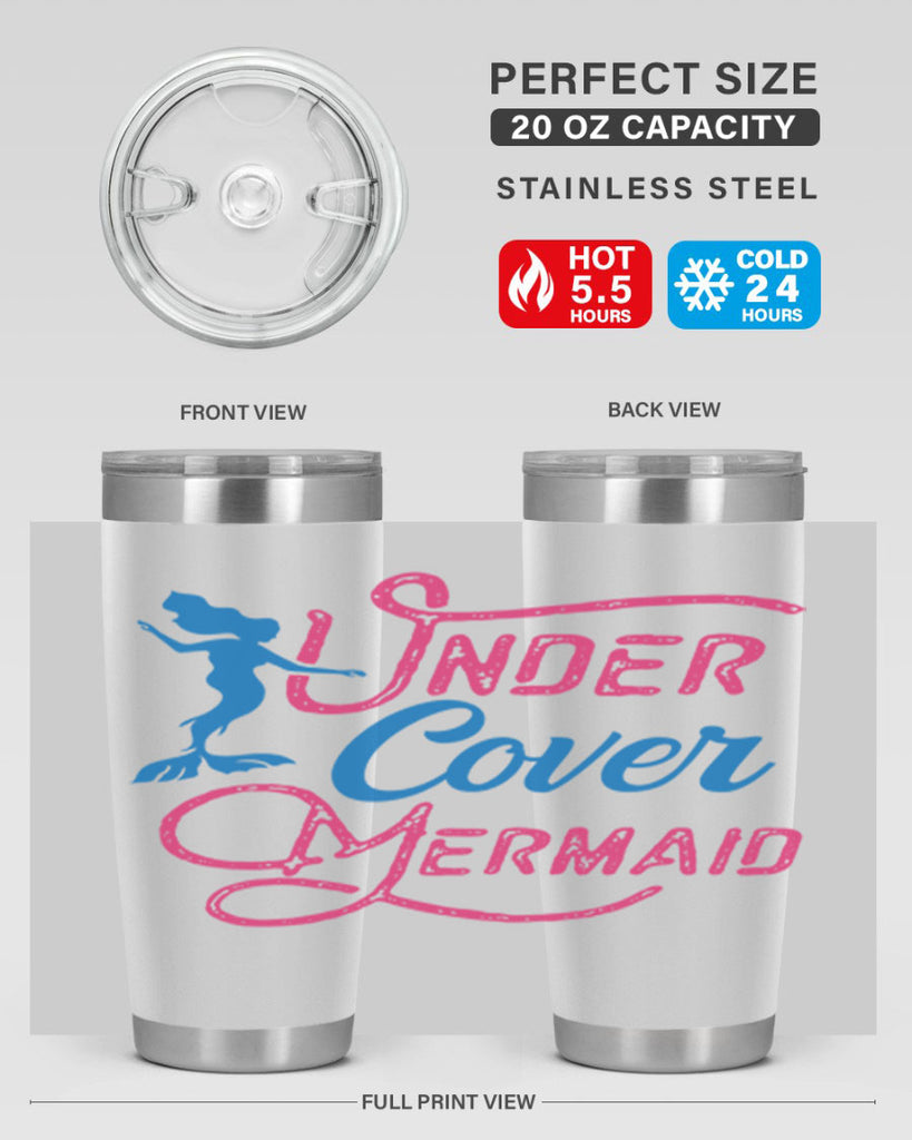 Under Cover Mermaid 640#- mermaid- Tumbler