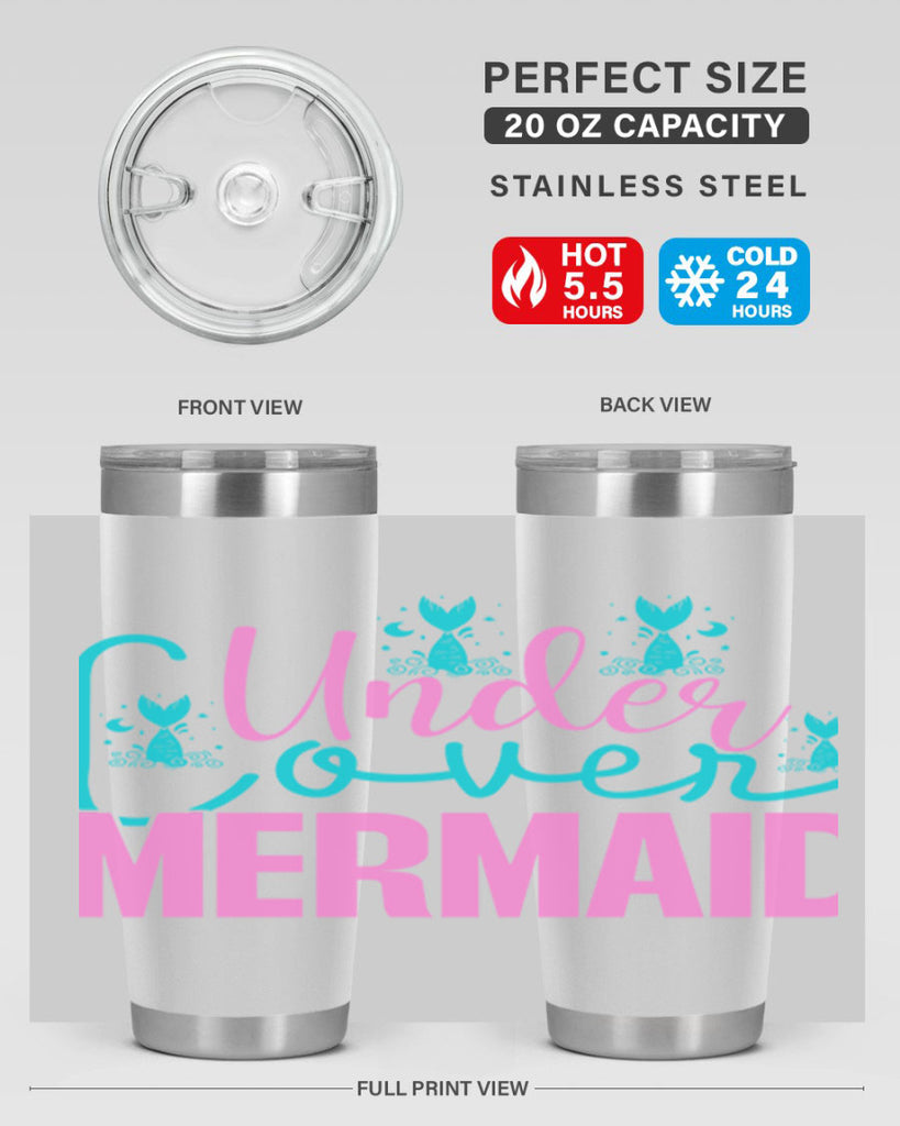 Under Cover Mermaid 643#- mermaid- Tumbler