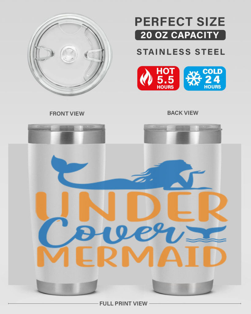 Under Cover Mermaid 644#- mermaid- Tumbler