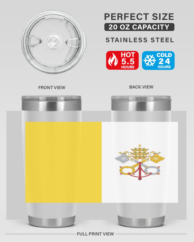 Vatican City 6#- world flags- Tumbler