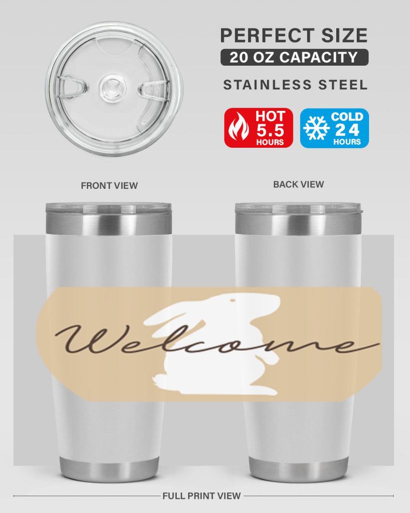Welcome Bunny569#- spring- Tumbler