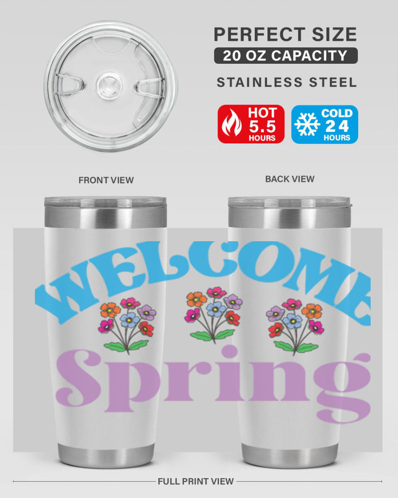 Welcome Spring  600#- spring- Tumbler