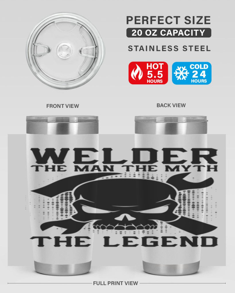 Welder the man Style 4#- welder- tumbler