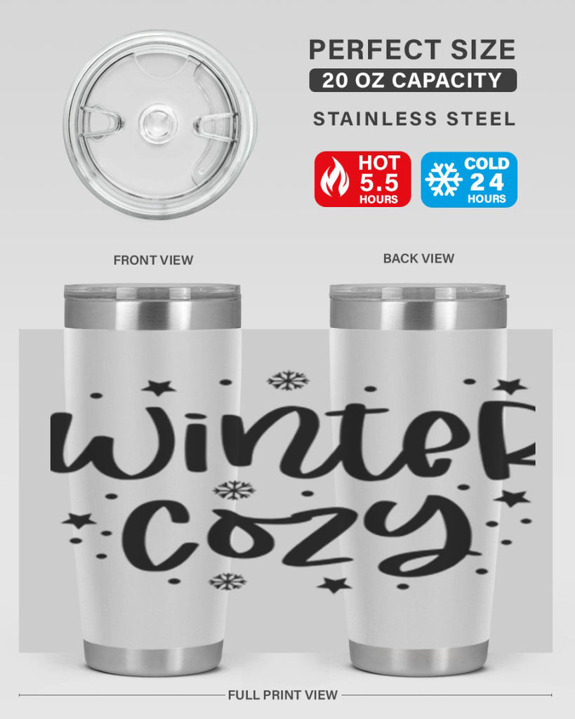 Winter Cozy498#- winter- Tumbler