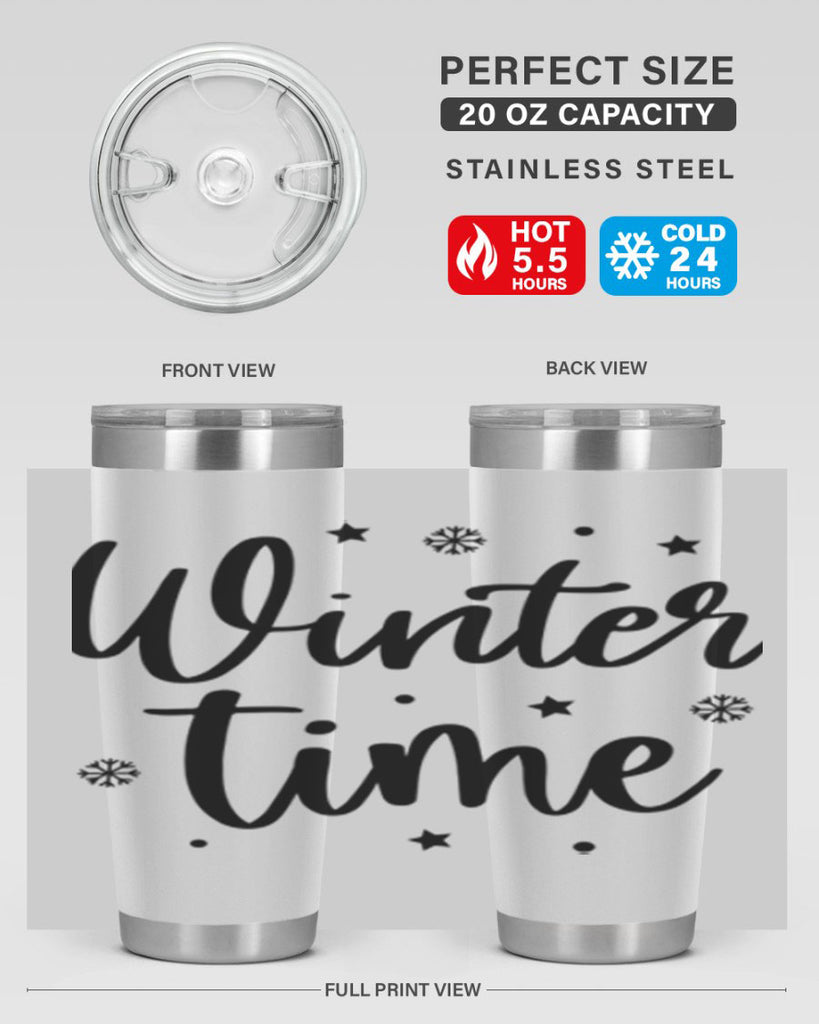 Winter Time 525#- winter- Tumbler