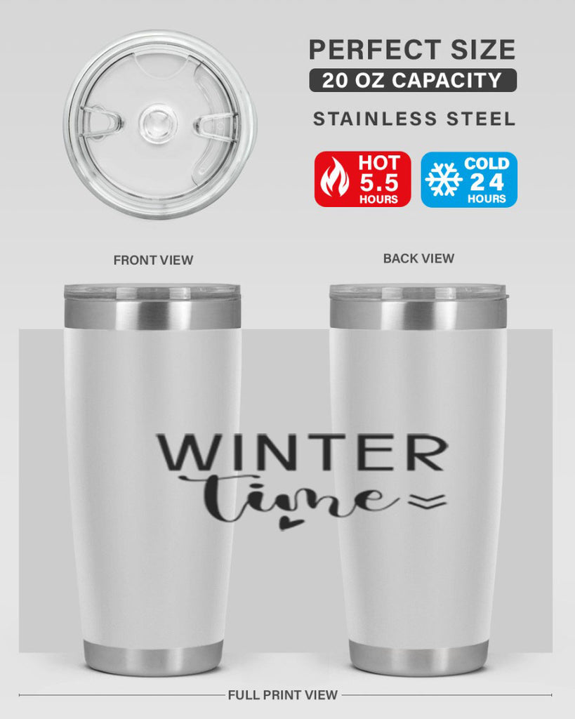 Winter Time 526#- winter- Tumbler