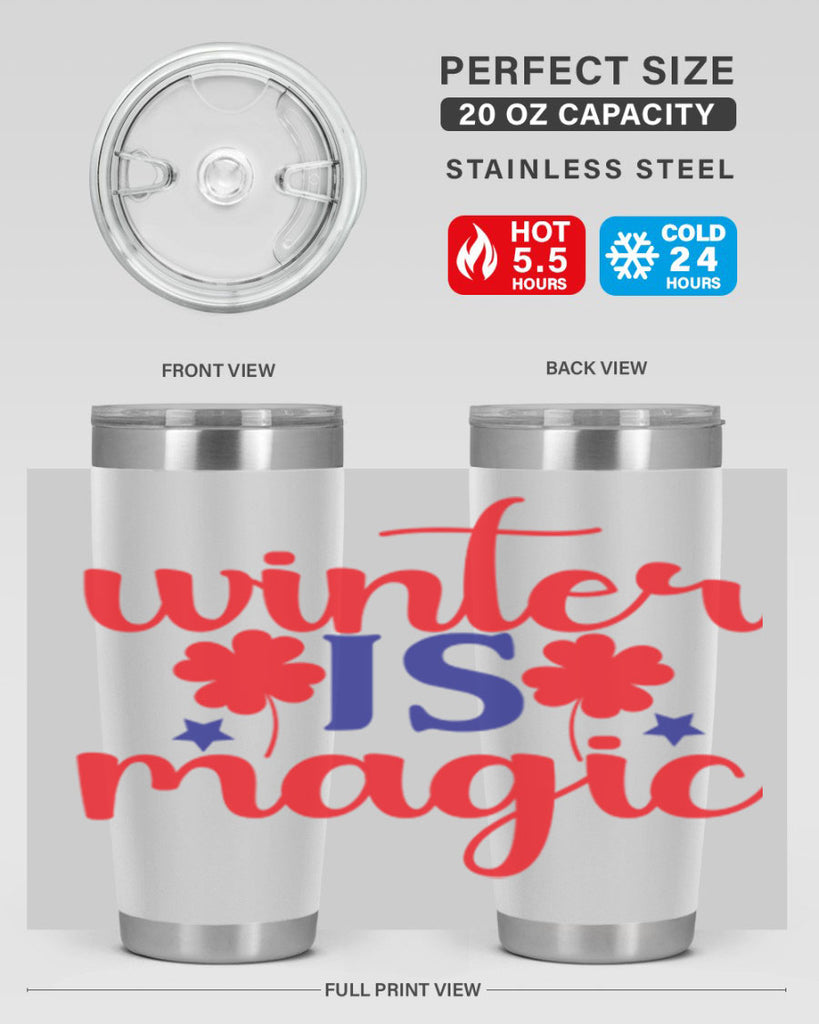 Winter is Magic 556#- winter- Tumbler