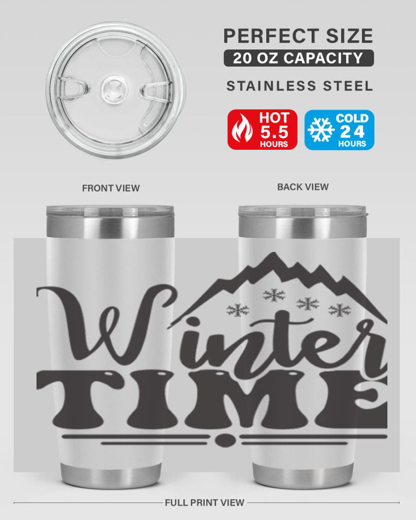 Winter time 566#- winter- Tumbler