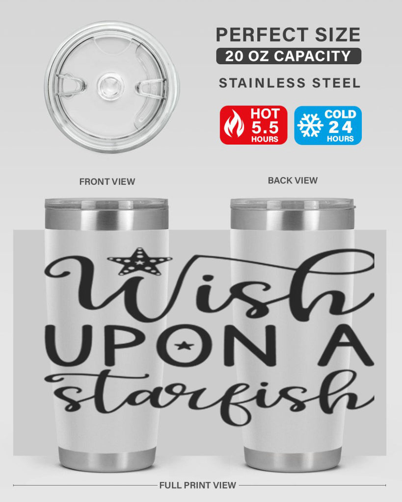 Wish upon a starfish  602#- spring- Tumbler