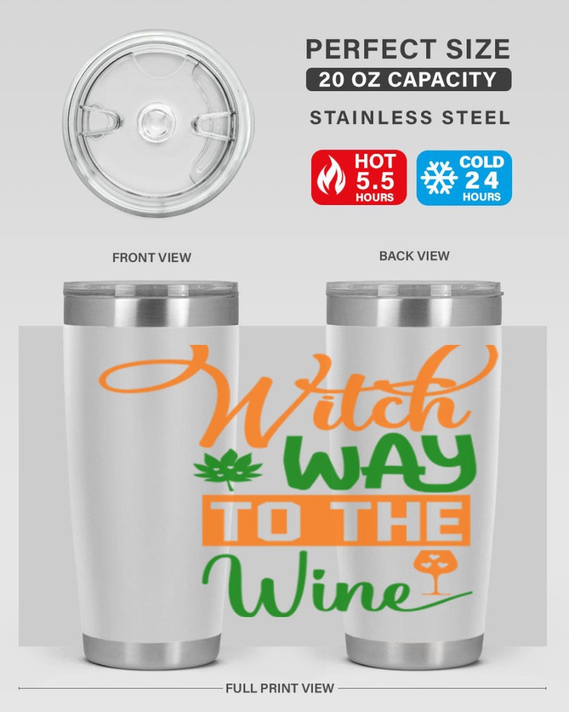 Witch Way to the Wine 650#- fall- Tumbler