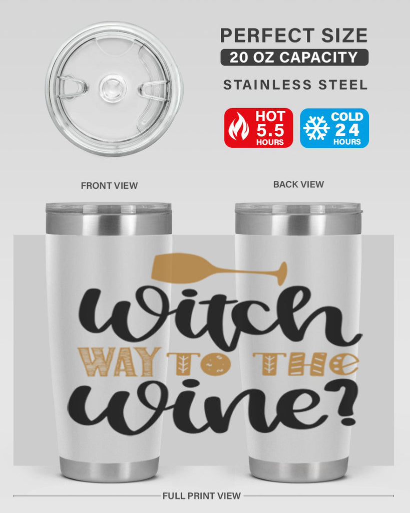 Witch Way to the Wine 651#- fall- Tumbler