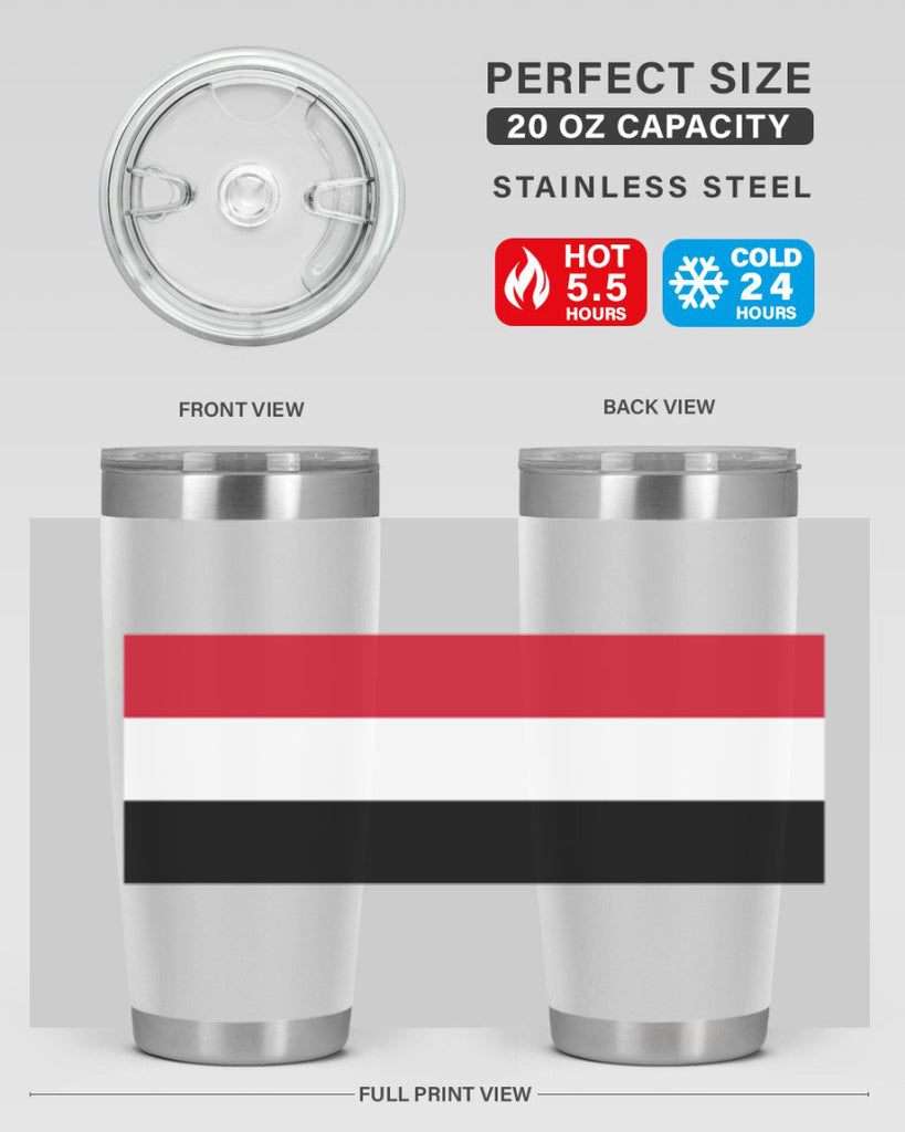 Yemen 3#- world flags- Tumbler