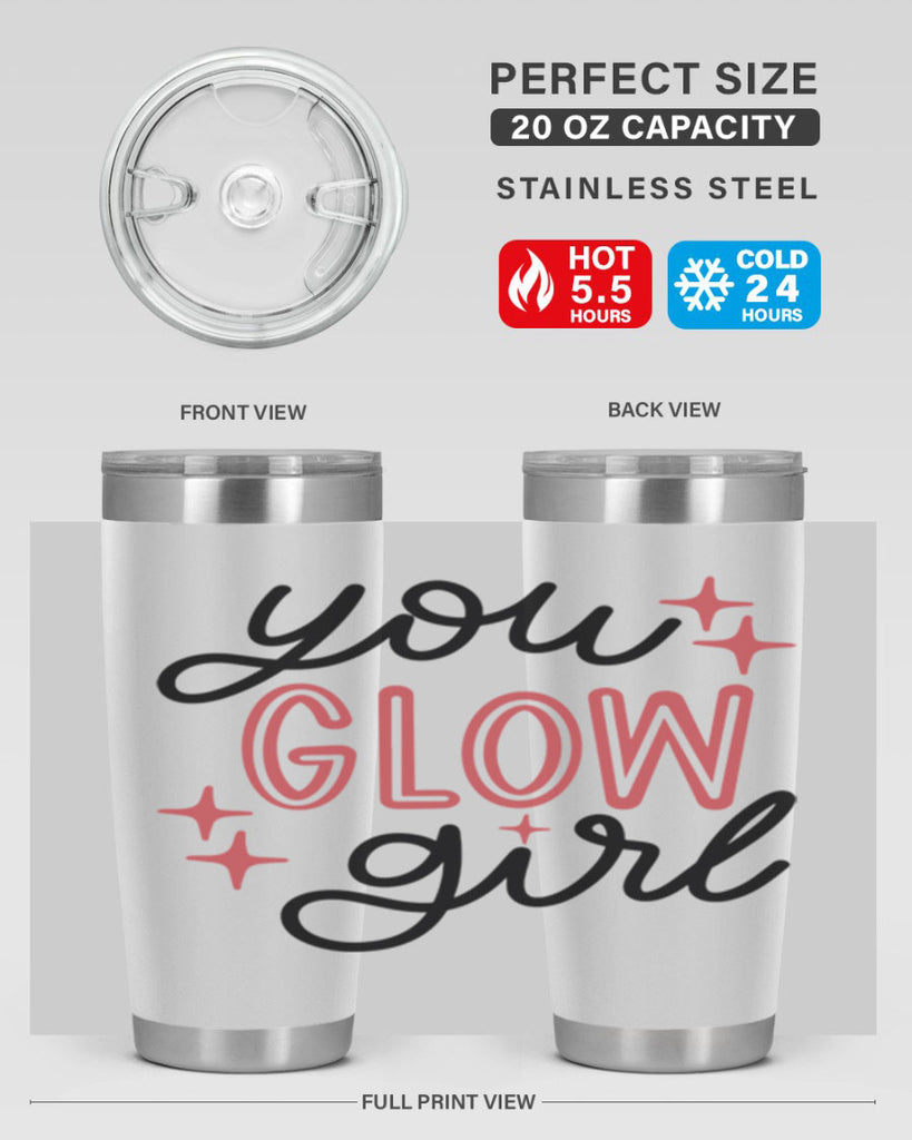 You Glow Girl Style 5#- make up- Tumbler