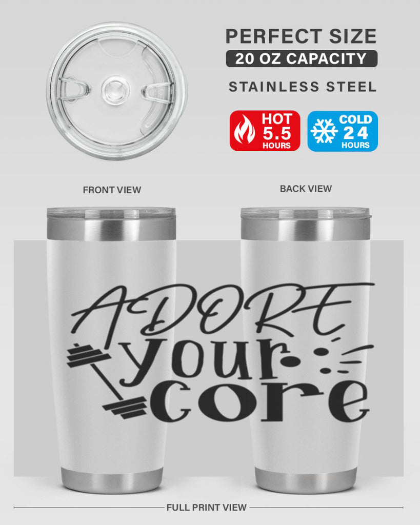 adore your core 53#- gym- Tumbler