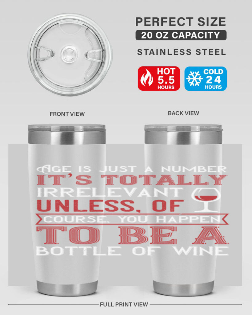 age is just a number its totaly 92#- wine- Tumbler