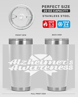 alzheimers awareness 124#- alzheimers- Tumbler