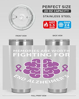 alzheimers awareness style 34#- alzheimers- Tumbler