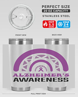 alzheimers awareness style 42#- alzheimers- Tumbler