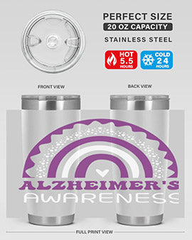 alzheimers awareness style 46#- alzheimers- Tumbler