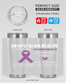 alzheimers awareness style 51#- alzheimers- Tumbler