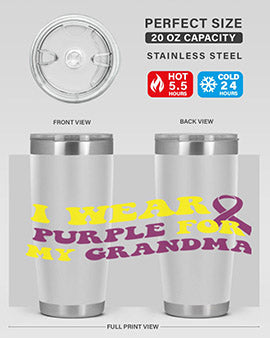 alzheimers awareness style 62#- alzheimers- Tumbler