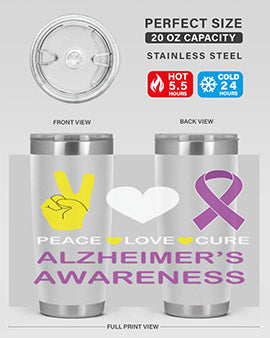 alzheimers awareness style 70#- alzheimers- Tumbler