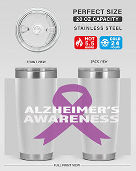 alzheimers awareness style 78#- alzheimers- Tumbler