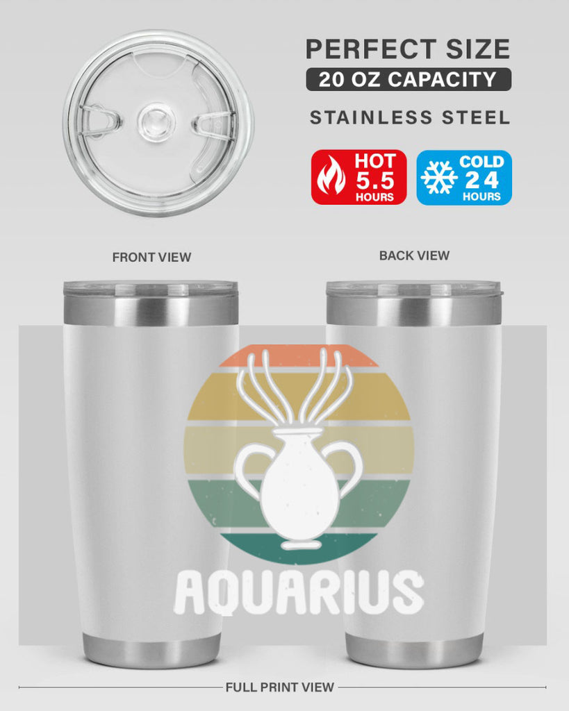 aquarius 78#- zodiac- Tumbler