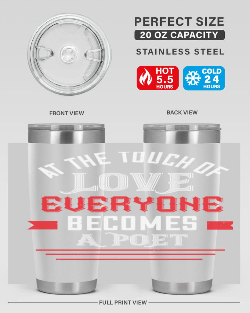 at the touch of love 69#- valentines day- Tumbler